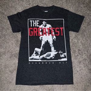 Men’s Muhammad Ali Sonny Liston THE GREATEST Graphic T-Shirt Black Small